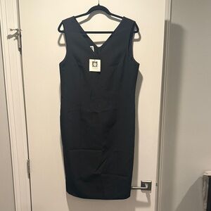 Anne Klein Classic Black Suit Separates Sheath Dress